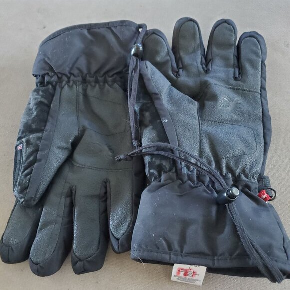 Spyder Mens Gore-Tex Insulated Winter Gloves L Black Nylon Waterproof - Picture 8 of 8